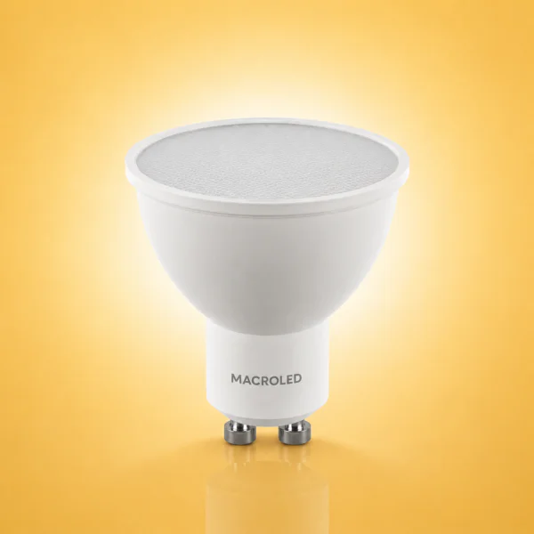 DICRO MACROLED ECO 5W AC185-260V CALIDO 2700K 120º