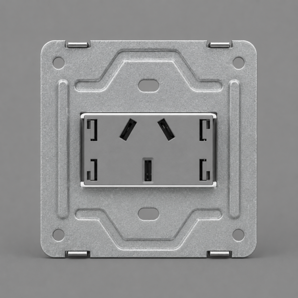 TOMACORRIENTE MIGNON MONACO MACROLED, AC 250V, 10A MAX. BASTIDOR METALICO, SIN FRENTE