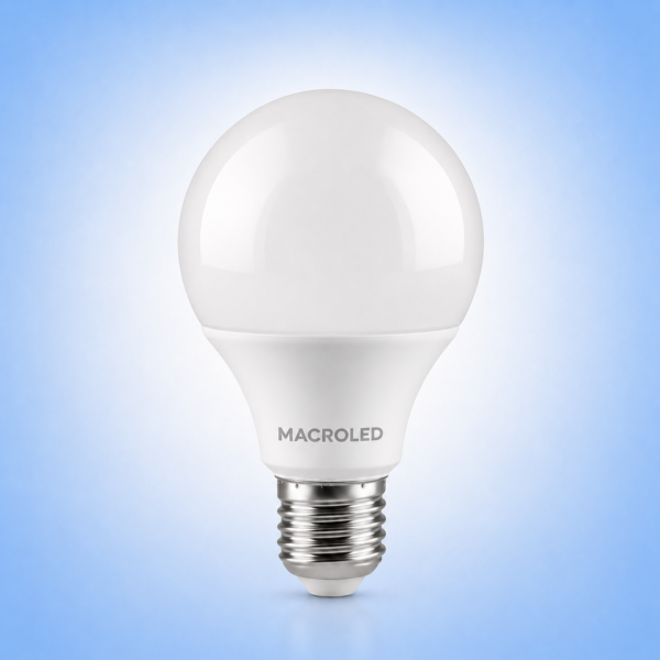 BULBO G95 MACROLED 14W E27 AC180-240V FRIO 6000K