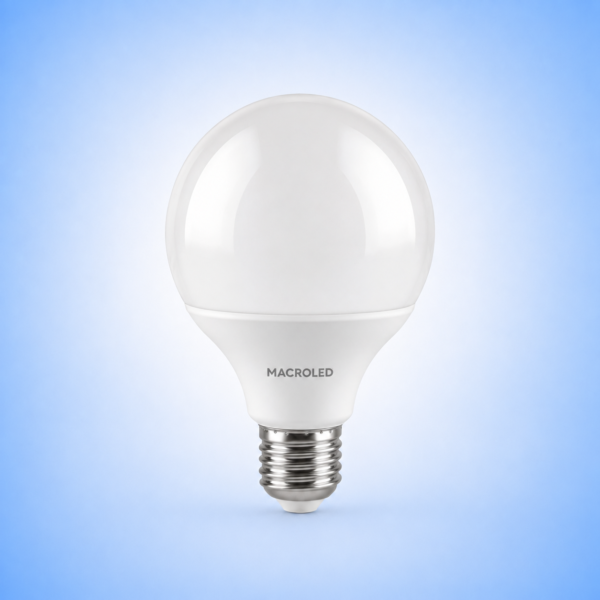 BULBO G120 MACROLED 18W E27 AC180-240V FRIO 6000K