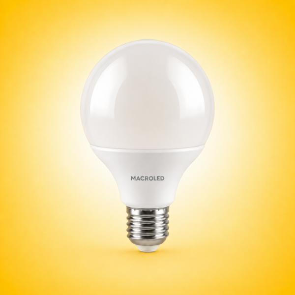 BULBO G120 MACROLED 18W E27 AC180-240V CALIDO 2700K