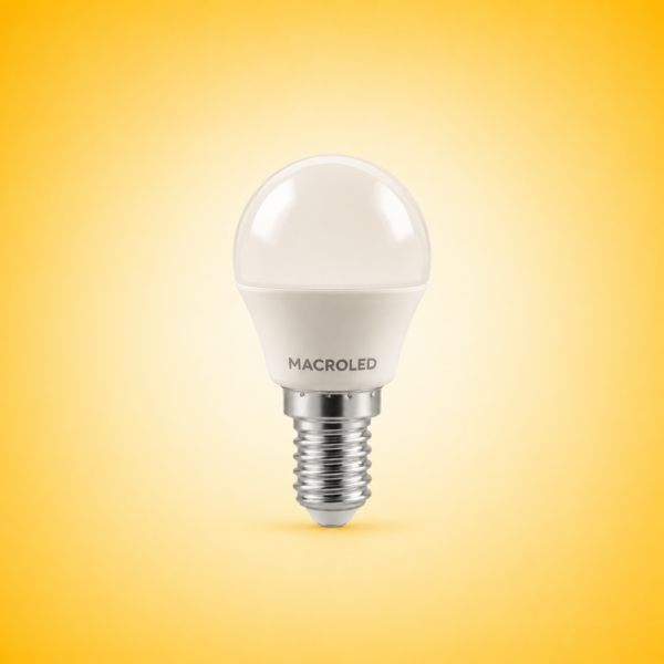 BULBO G45 MACROLED 6W E14 AC180-240V CALIDO 3000K