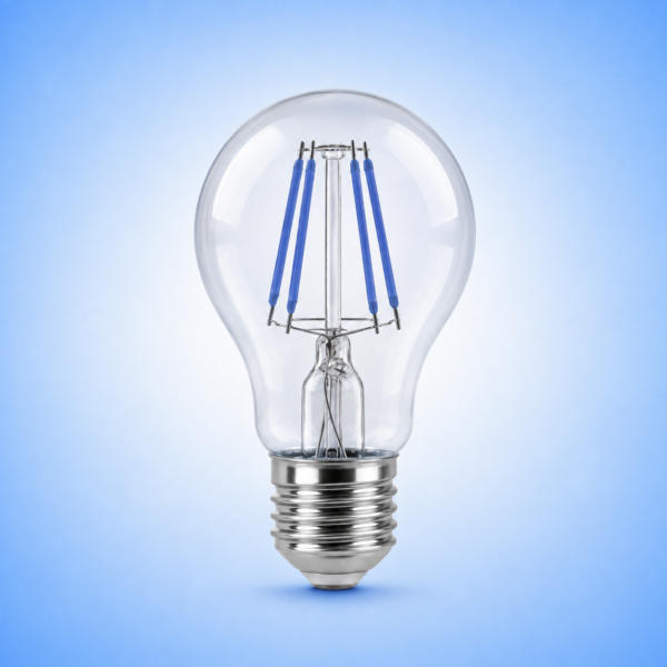 BULBO A60 FILAMENTO MACROLED 4W E27 AC180-265V AZUL
