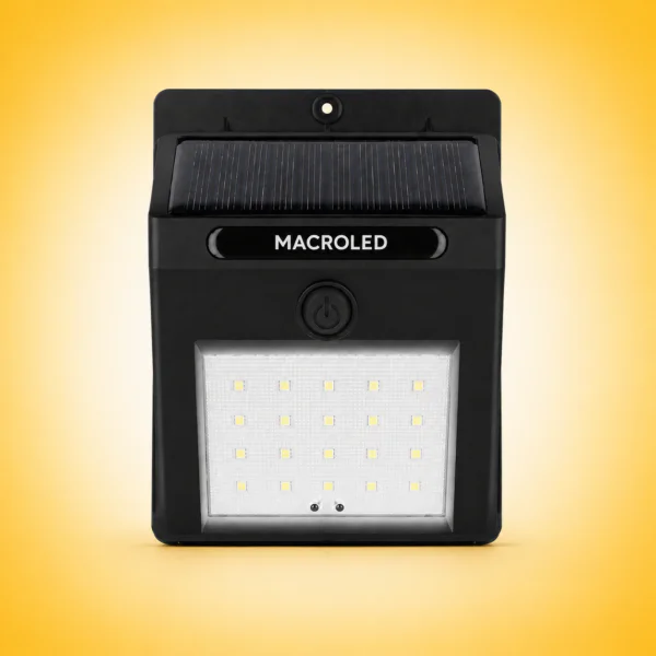 ARTEFACTO SOLAR DE PARED 1.5W CALIDO IP54