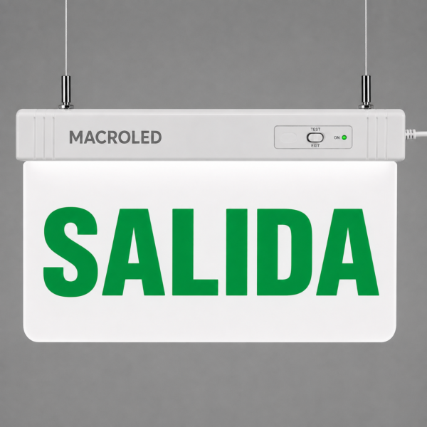 CARTEL DE SALIDA DE EMERGENCIA LUMINOSO (SALIDA)