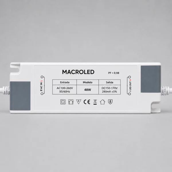 DRIVER PARA PANEL 48W ENTRADA AC100-260V FP0.98