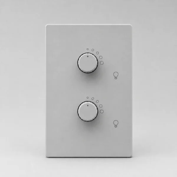 DIMMER LED DOBLE MONACO GRIS MACROLED