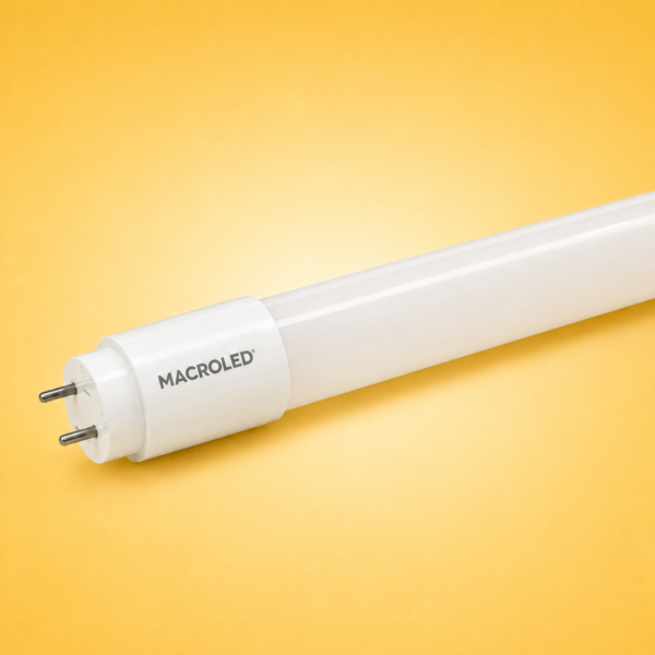 TUBO VIDRIO MACROLED 12W AC185-265V 90CM CALIDO 3000K