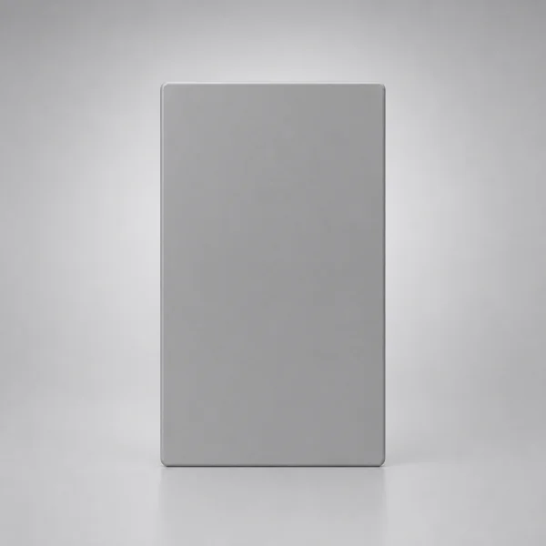 TAPA CIEGA RECTANGULAR MONACO GRIS MACROLED, BASTIDOR METALICO