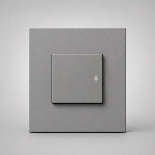 TIMBRE MIGNON MONACO GRIS MACROLED, AC 250V, 10A MAX. BASTIDOR METALICO