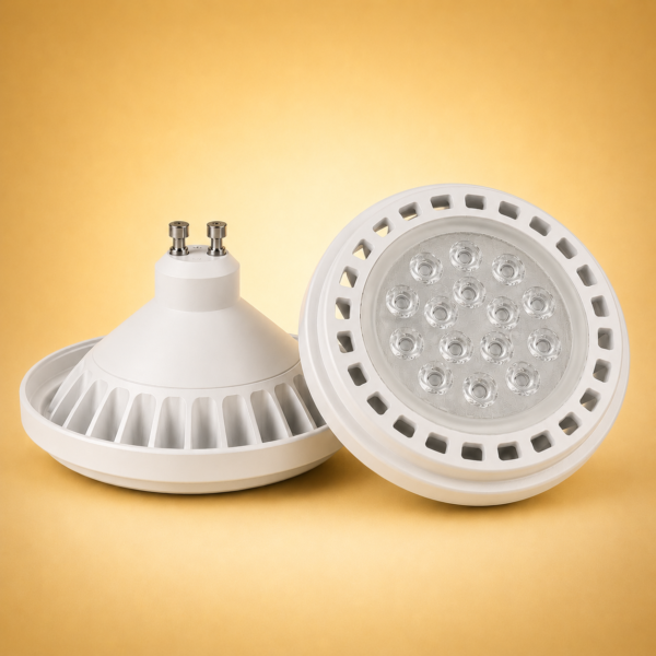 AR111 MACROLED ECO BLANCO 11W GU10 AC200-240V CALIDO 2700K 25º