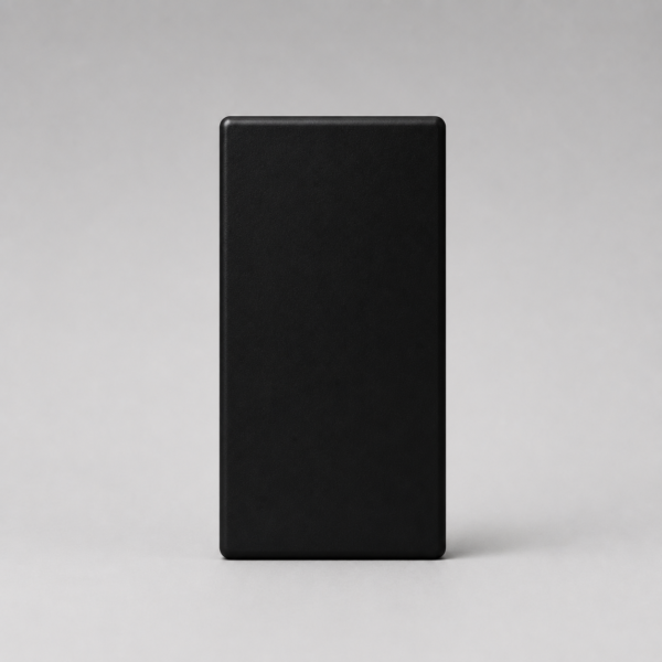 TAPA CIEGA PARA BASTIDOR RECTANGULAR MONACO MACROLED, COLOR NEGRO