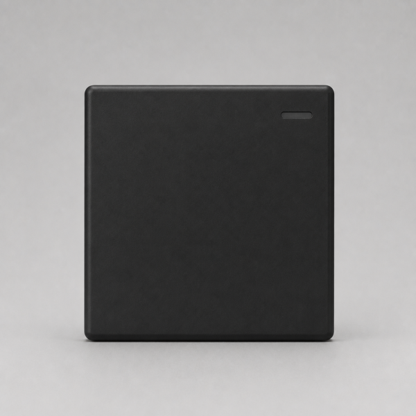 FRENTE PARA TIMBRE MIGNON MONACO MACROLED, COLOR NEGRO