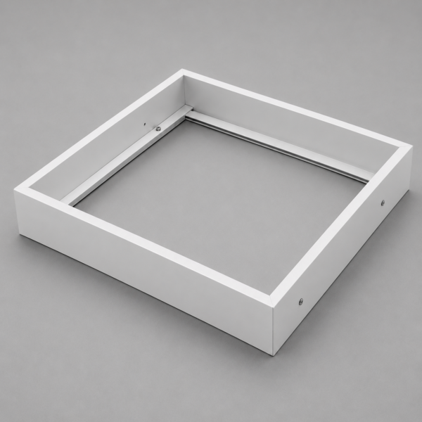 PLAFON PREMIUM DE ALUMINIO PARA PANEL FLAT CUADRADO 595X595