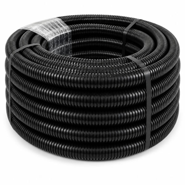 GEN ROD (GETC25P) CAÑO FLEXIBLE PESADO NEGRO 25 MM (X 25 MTS) 1"