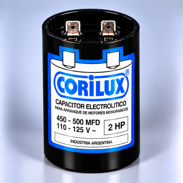 CORILUX (CAP116) CAPACITOR 450 - 500 MFD. ( 2  HP)