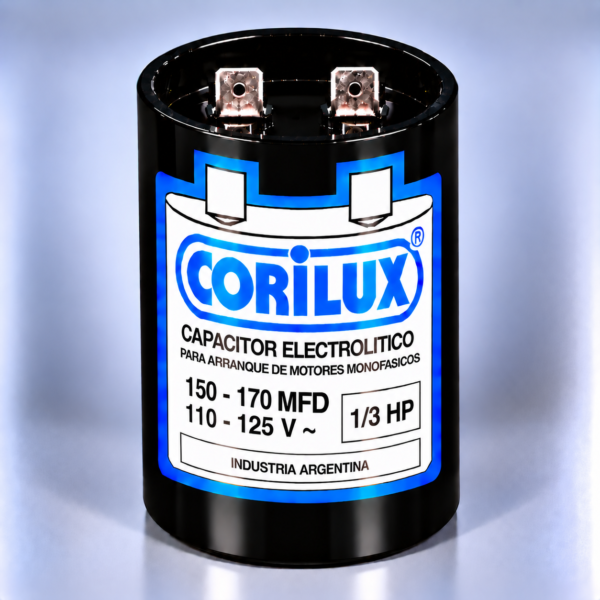 CORILUX (CAP104) CAPACITOR 150 - 170 MFD. (1/3 HP)