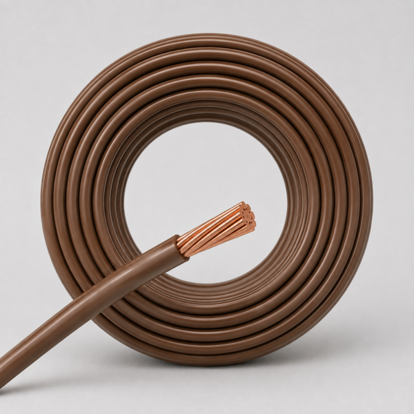 KALOP (KD20040) CONDUCTOR UNIPOLAR C4 2.5 MM MARRON (ROLLO 100 METROS)
