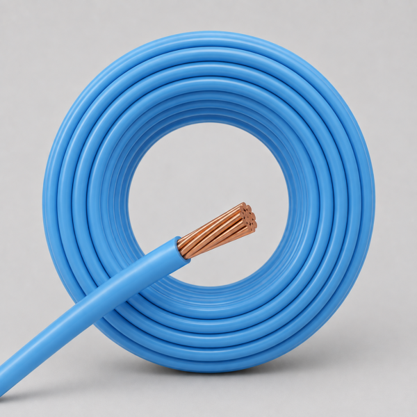 KALOP (KD20042) CONDUCTOR UNIPOLAR C4 2.5 MM CELESTE (ROLLO 100 METROS)