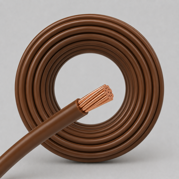 KALOP (KD20060) CONDUCTOR UNIPOLAR C4 4MM MARRON (ROLLO 100 METROS)