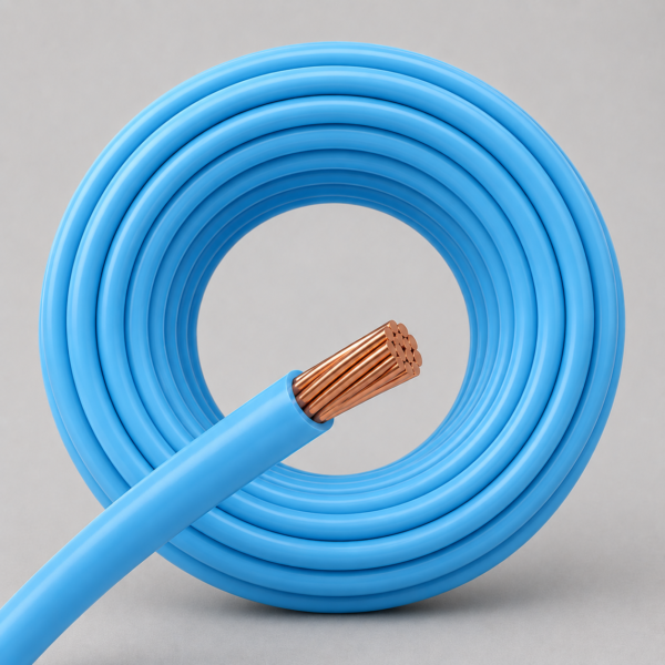 KALOP (KD20062) CONDUCTOR UNIPOLAR C4 4MM CELESTE (ROLLO 100 METROS)