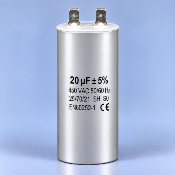 CORILUX (CCT016) (AYB014) CAPACITOR MOTOR 20 MFD. 450 V